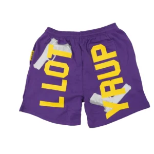Cough Syrup Glock Shorts Purple