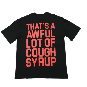 Cough Syrup Scream Ghostface Tee Black
