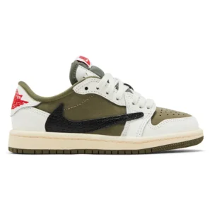 Air Jordan 1 Low OG SP Travis Scott - Medium Olive Reverse Swoosh Edition