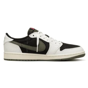 Air Jordan 1 Low OG SP Travis Scott “Olive” - Sail / Black / Medium Olive