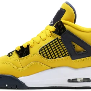 Air Jordan 4 Retro “Lightning” - Tour Yellow / Dark Blue Grey