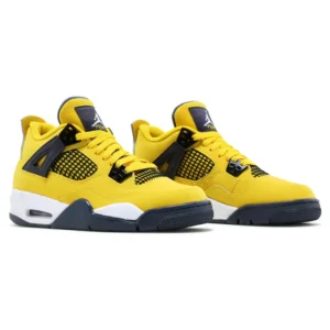 Air Jordan 4 Retro “Lightning” - Tour Yellow / Dark Blue Grey