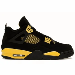 Air Jordan 4 Retro Thunder (2023) - Black / Tour Yellow