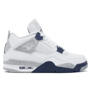 Air Jordan 4 Retro - White / Midnight Navy