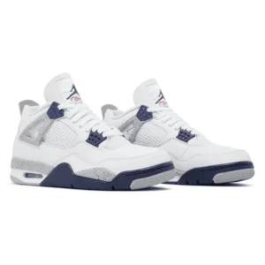 Air Jordan 4 Retro - White / Midnight Navy