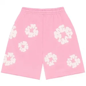 Denim Tears Cotton Wreath Shorts Pink