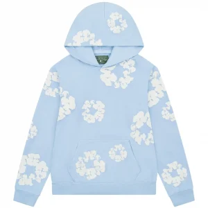 Denim Tears The Cotton Wreath Hoodie Blue