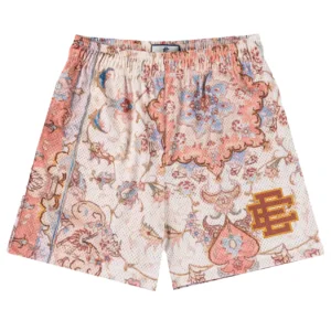 Eric Emanuel EE Basic Rug Print Short White/Pink