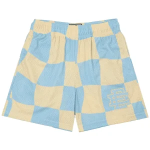 Eric Emanuel EE Basic Short Blue Yellow Wavy Flag