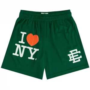Eric Emanuel EE I Love New York Short Green/White