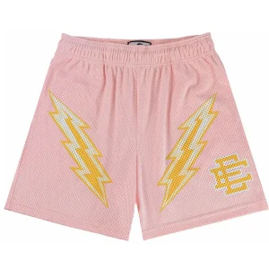 Eric Emanuel EE Short Rose Quartz/Yellow Bolt