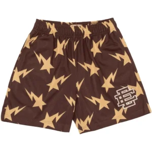 Eric Emanuel x BAPE Miami Basic Short Brown/Yellow