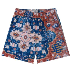 Eric Emanuel EE Basic Rug Print Short White/Navy