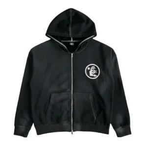 Hellstar Black Zip Up Hoodie