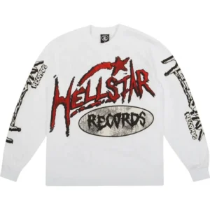 Hellstar White Studios Records Long Sleeve