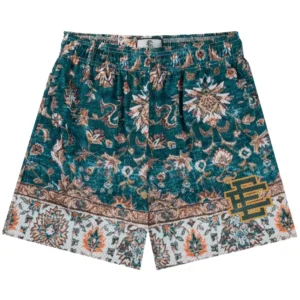 Eric Emanuel EE Basic Rug Print Short Green/White