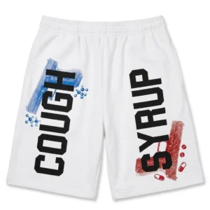 Cough Syrup White Shorts