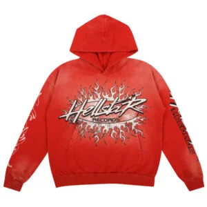 HELLSTAR RECORDS HOODIE RED