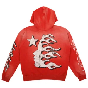 HELLSTAR RECORDS HOODIE RED