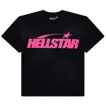 Hellstar Classic T-Shirt Black/Pink Print