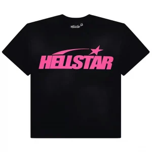 Hellstar Classic T-Shirt Black/Pink Print