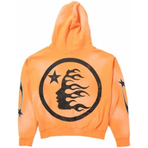 Hellstar Fire Orange Hellstar Hoodie