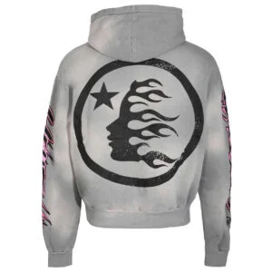 Hellstar Future Flame Hoodie Grey