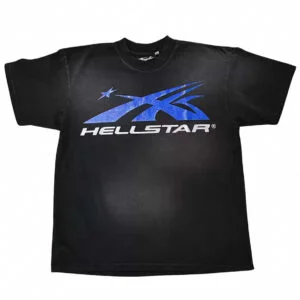Hellstar Gel Sport Logo (Black/Blue) T-shirt