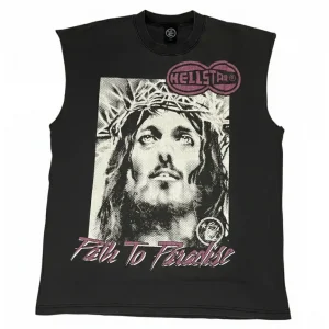 Hellstar Path To Paradise Cut Off Tee Black
