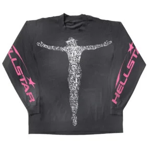 Hellstar Qr Christ L/S Tee in Black