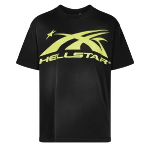Hellstar Sport Logo T-shirt Black Yellow