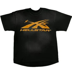 Hellstar Sport Logo T-shirt Black/Orange