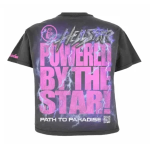 Hellstar Powered ByThe Star T-Shirt Black
