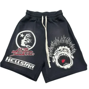 Hellstar Studios Records Shorts Black
