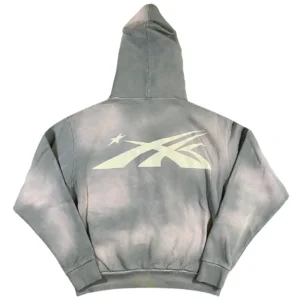 Hellstar Studios Zip Hoodie Gray