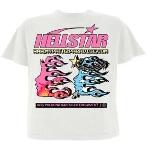 Hellstar pixel T-Shirt White