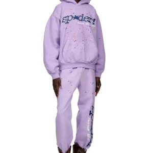 Sp5der Acai Hoodie Purple 
