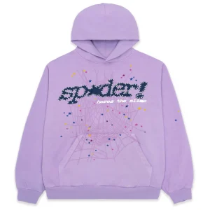 Sp5der Acai Hoodie Purple 