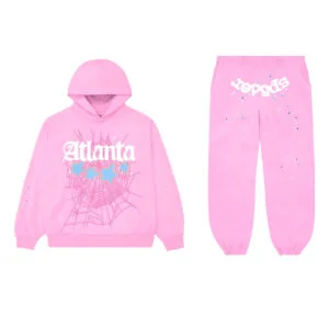Sp5der Atlanta Tracksuit Pink