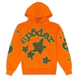 Sp5der Beluga Hoodie Carrot Orange