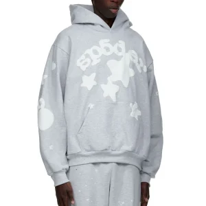Sp5der Beluga Hoodie Heather Grey