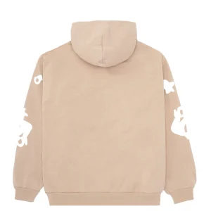 Sp5der Beluga Hoodie Light Brown