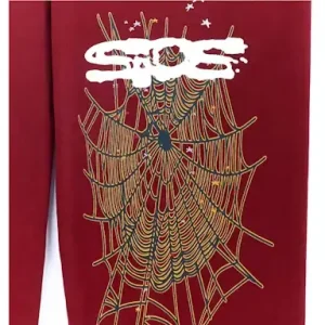 Sp5der Logo Sweatpant Maroon