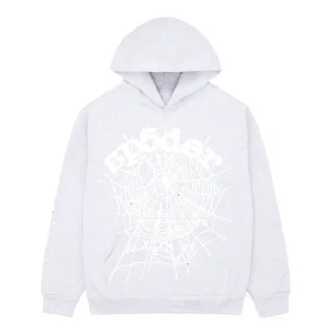 Sp5der OG Web Tracksuit Heather Grey