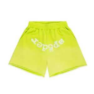 Sp5der OG Web V2 SweatshortAcid Green