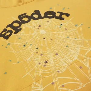 Sp5der Websuit Hoodie Yellow