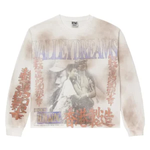 Vale Dreamscape Graphic Long-Sleeve Tee - Cream