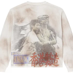 Vale Dreamscape Graphic Long-Sleeve Tee - Cream