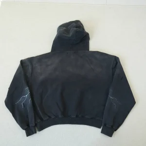 Vale Return Graphic Hoodie - Black/Blue