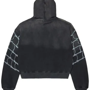 Vale Widow Graphic Zip Hoodie - Black